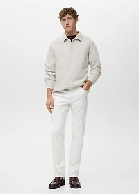 Slim fit white Jan jeans