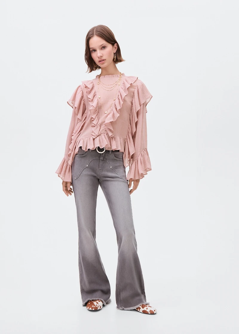 Ruffled blouse