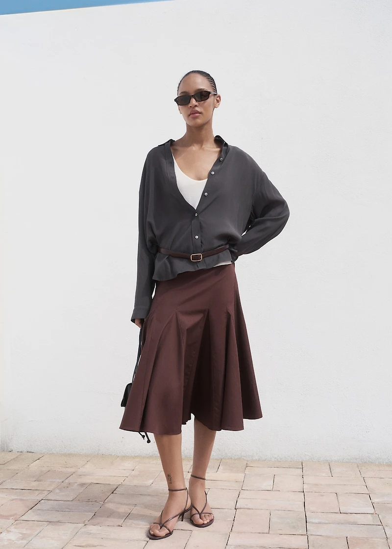 Oversize flowy shirt