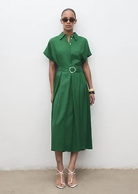 Lyocell shirt dress
