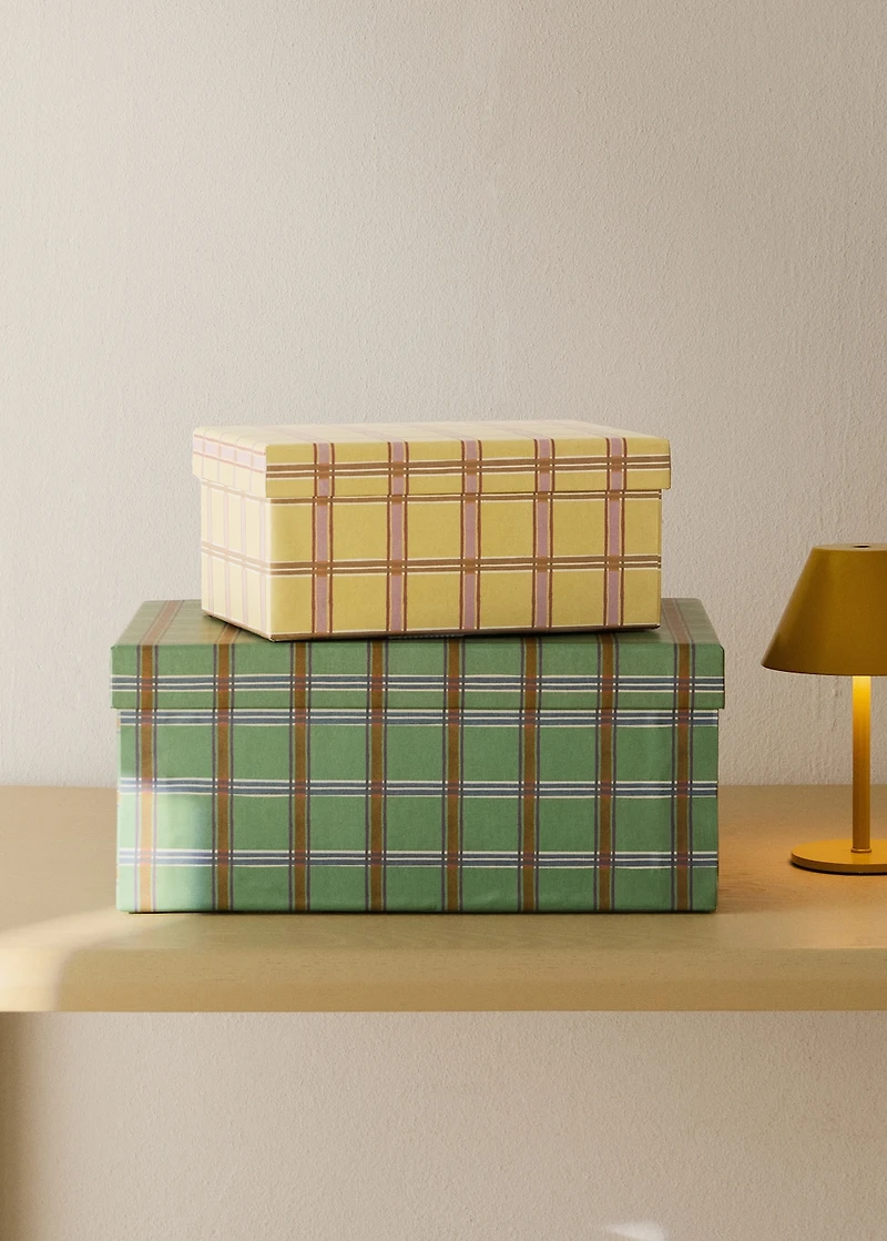 Small children’s box with print