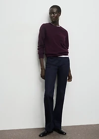 Flare jeans mid rise rinse wash