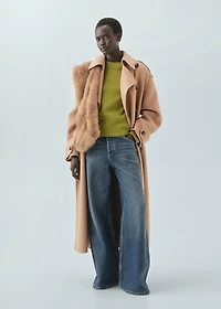 Chunky-knit wool sweater