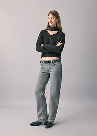 Knit paillette sweater