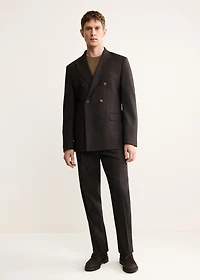 100% Italian wool smart pants