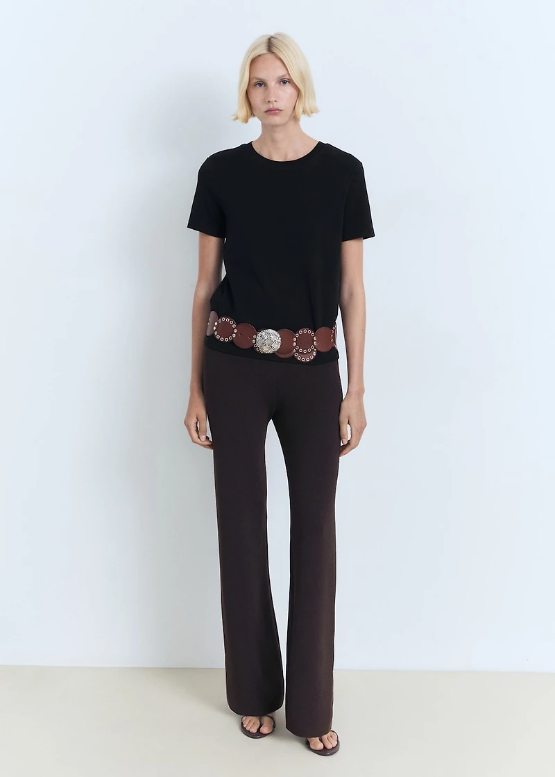 Cotton short-sleeved t-shirt