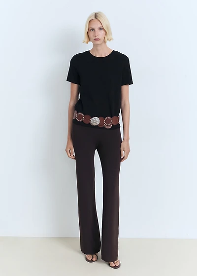 Cotton short-sleeved t-shirt