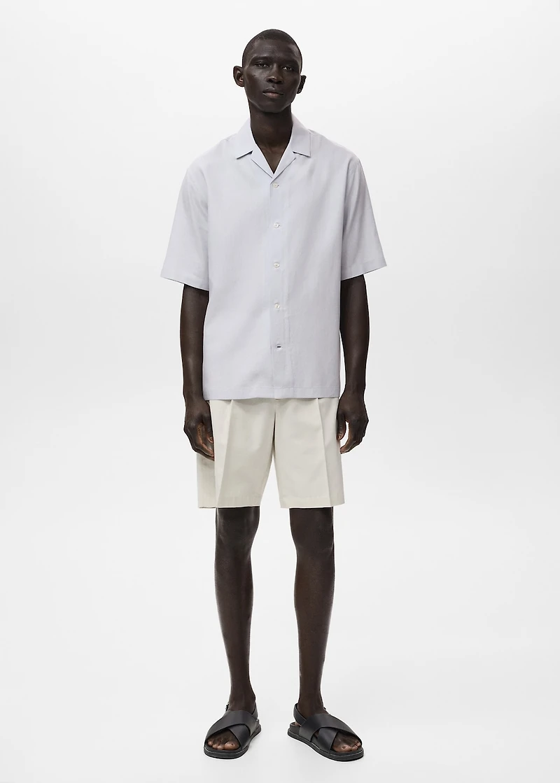Bowling linen lyocell shirt