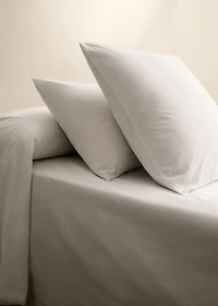 Percale cotton pillowcase 45x110cm