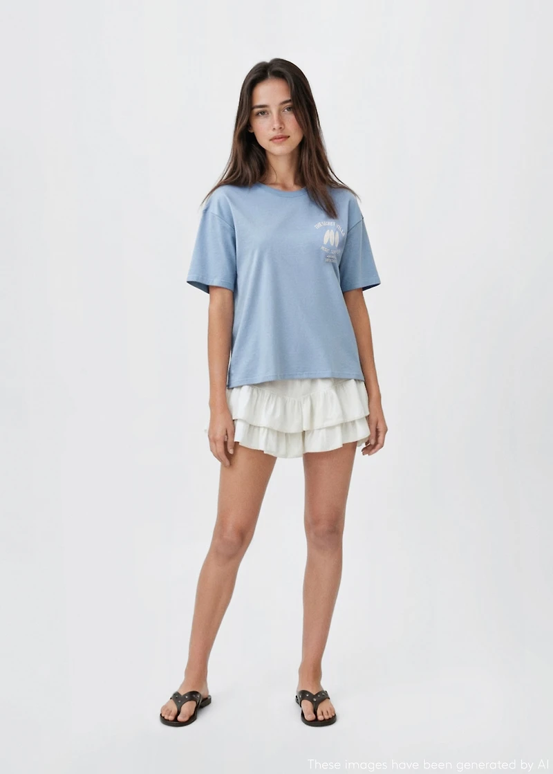 Surf printed t-shirt