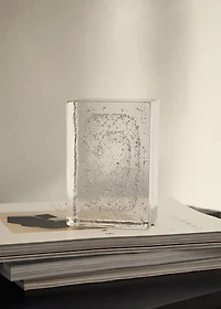 Bubble glass paperweight