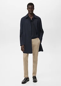 Barna slim-fit twill chino pants