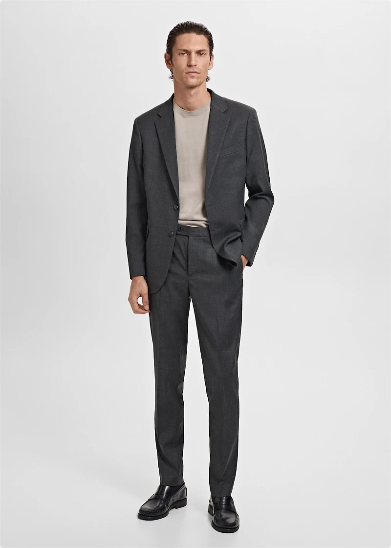 Milan slim-fit suit blazer