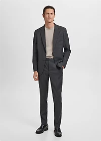 Milan slim-fit suit blazer