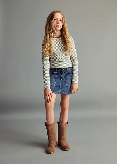 Striped cotton t-shirt