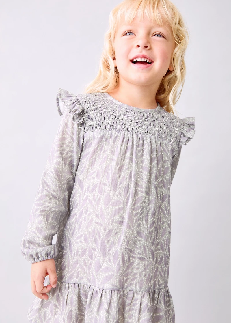 Printed cotton dress