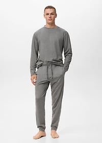 Long cotton pajama pack