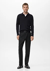 Flowy straight-fit pants