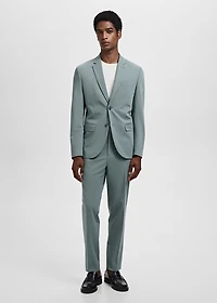 Super slim-fit suit jacket stretch fabric