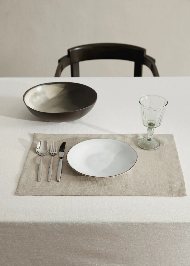 Linen placemat