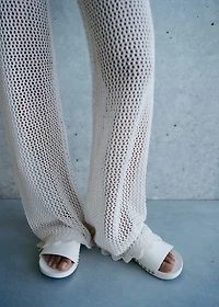 Studded leather sandals