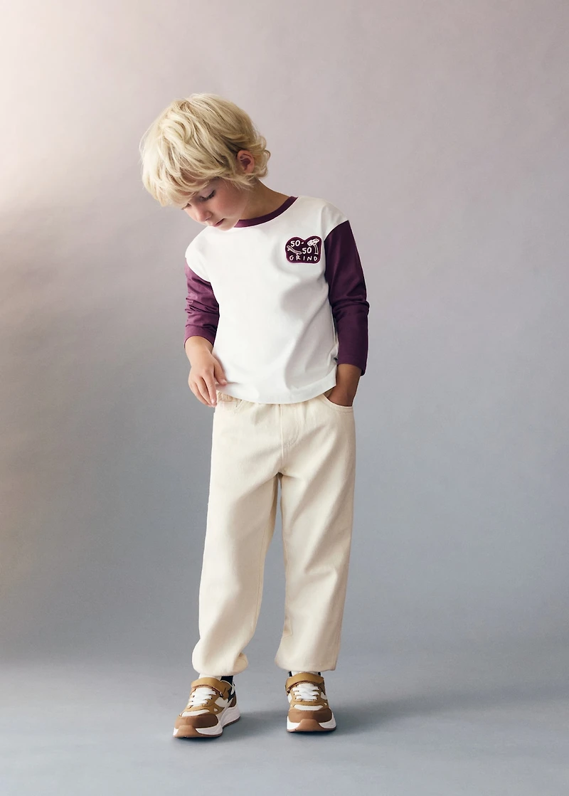 Embroidered logo T-shirt