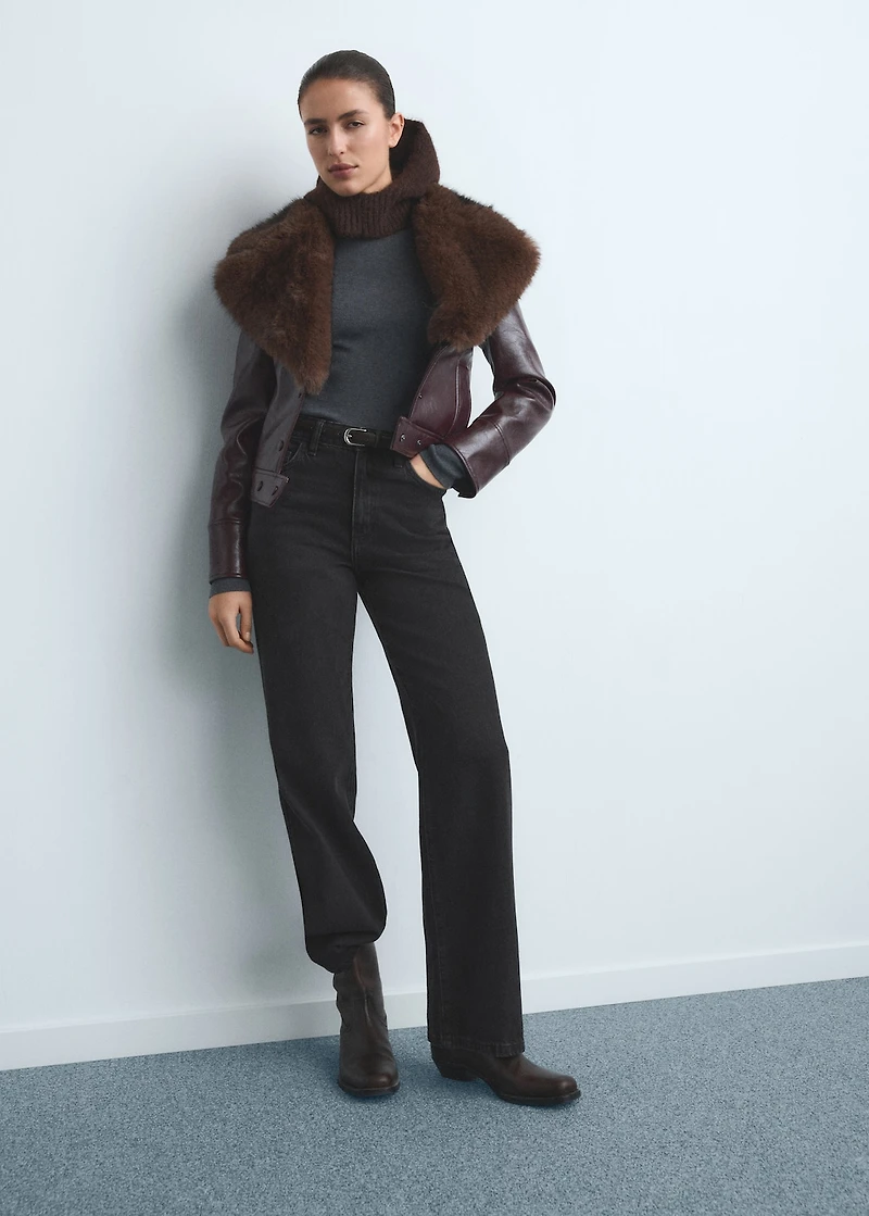 Danila high-waisted wide-leg jeans