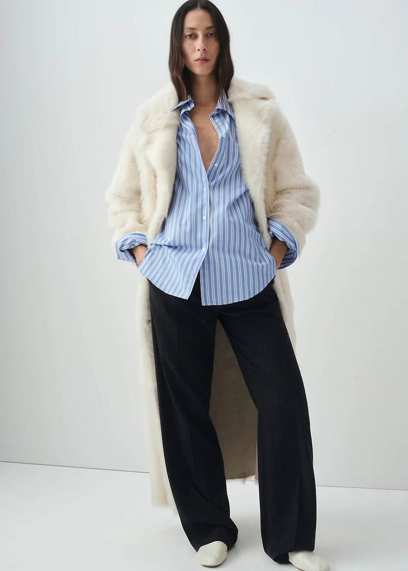 Oversize poplin shirt