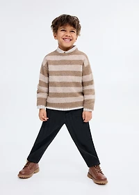 Knit striped sweater