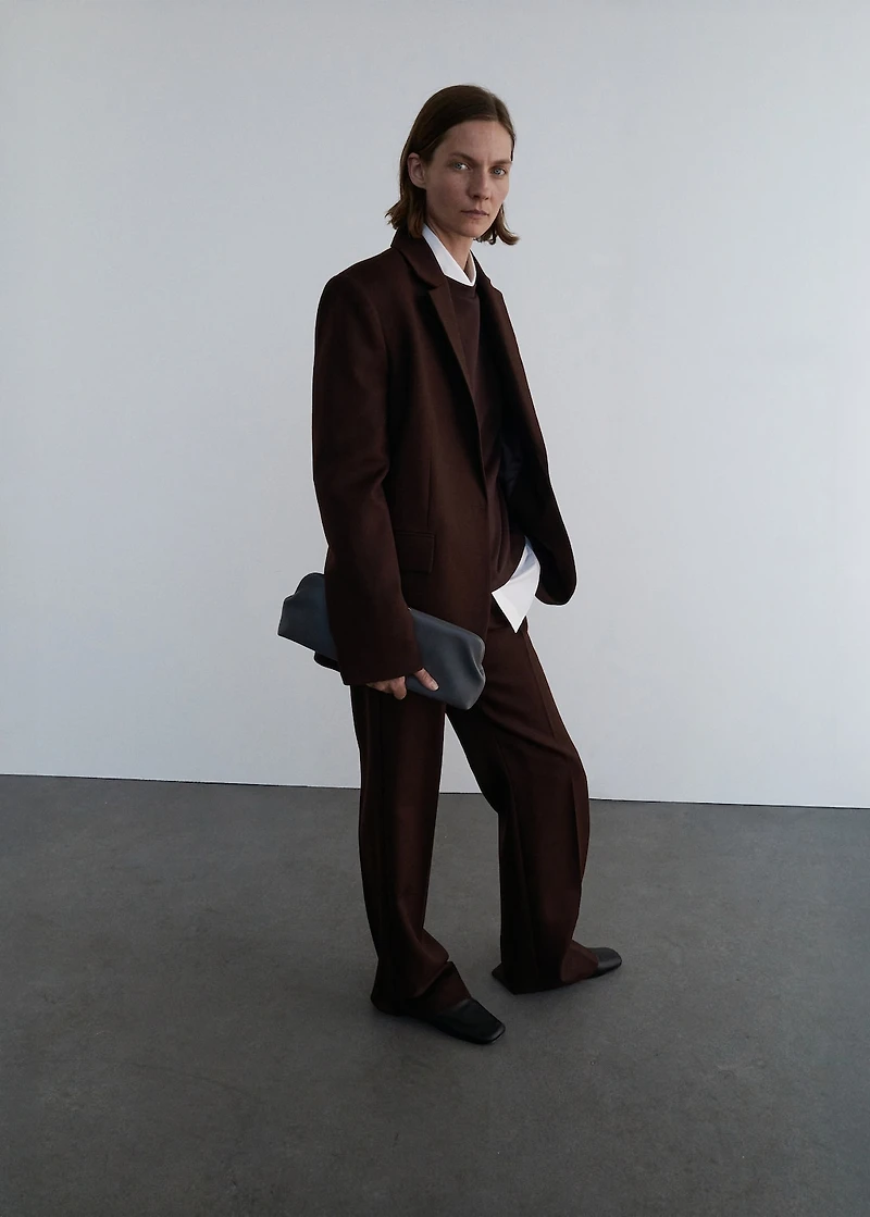 100% wool suit blazer