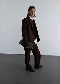 100% wool suit blazer