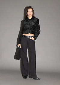 Sequin suit jacket