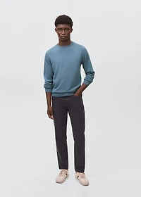 Knitted cotton sweater