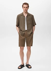 Regular-fit lyocell shirt