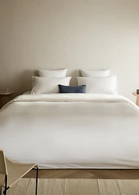 200-thread count percale cotton duvet cover for 150/160 cm bed