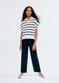 Cotton joggers with elastic waist