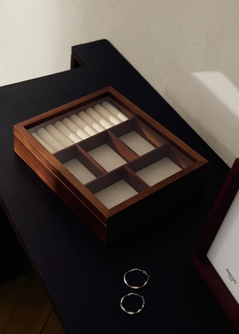 Large wooden jewelry box