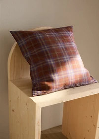 Multi-colored checked children's cushion cover 40x40 cm