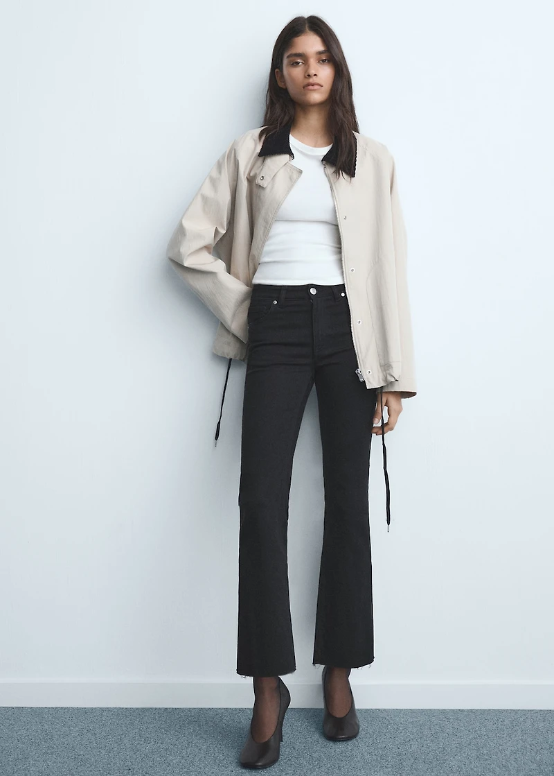 Sienna flared cropped jeans