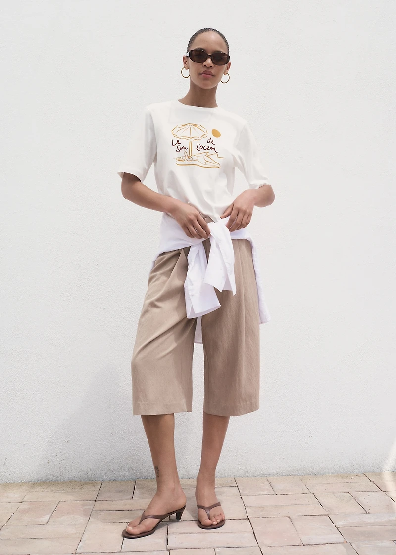 Short-sleeved printed t-shirt