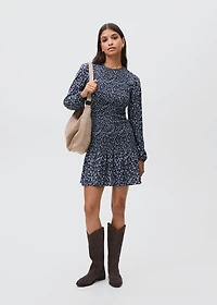 Ruffled floral dress