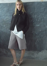 Oversize wool jacket