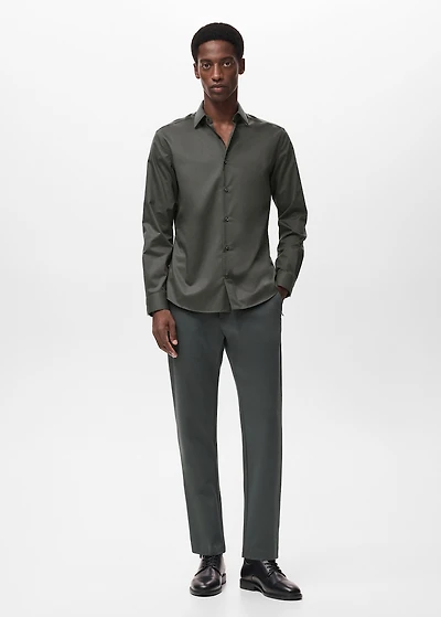 Comfort stretch non-iron shirt