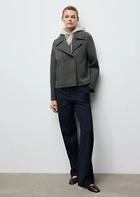 Combined hooded jacket