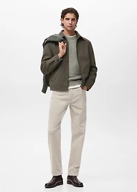 Jacket with zip pockets