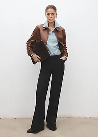 Oversize striped shirt