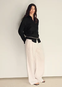 Linen oversized shirt