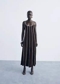 Striped cotton dress