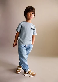 Mountain-print t-shirt