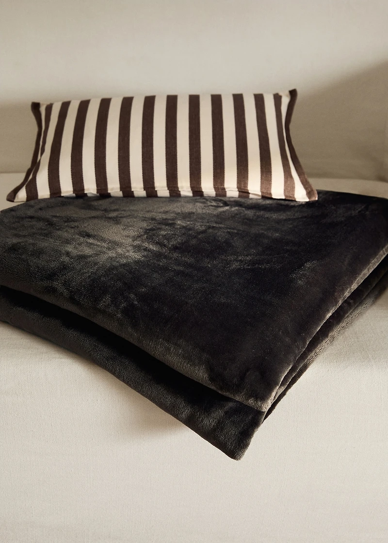 Large soft fleece blanket